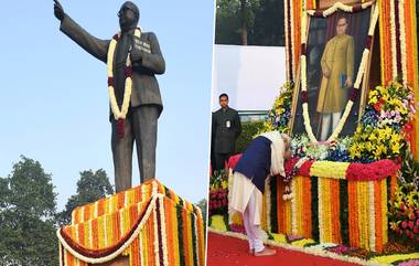 Dr BR Ambedkar Mahaparinirvan Din 2019: 63 व्या महापरिनिर्वाण दिन निमित्त चैत्यभूमी, संसद भवन परिसरात दिग्गजांचे डॉ. बाबासाहेब आंंबेडकर यांना अभिवादन! (Photos)