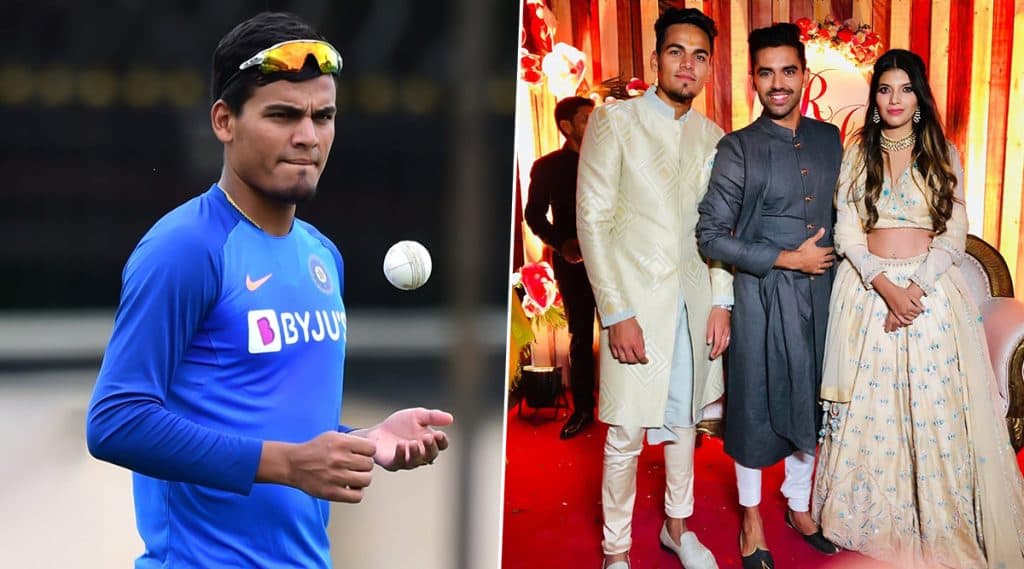 One Chahar Down! टीम इंडियाच्या 'या' चाहर ने गुपचूप केला साखरपुडा, पाहा हे Photos आणि Videos One Chahar Down! टीम इंडियाच्या 'या' चाहर ने गुपचूप केला साखरपुडा, पाहा हे Photos आणि Videos