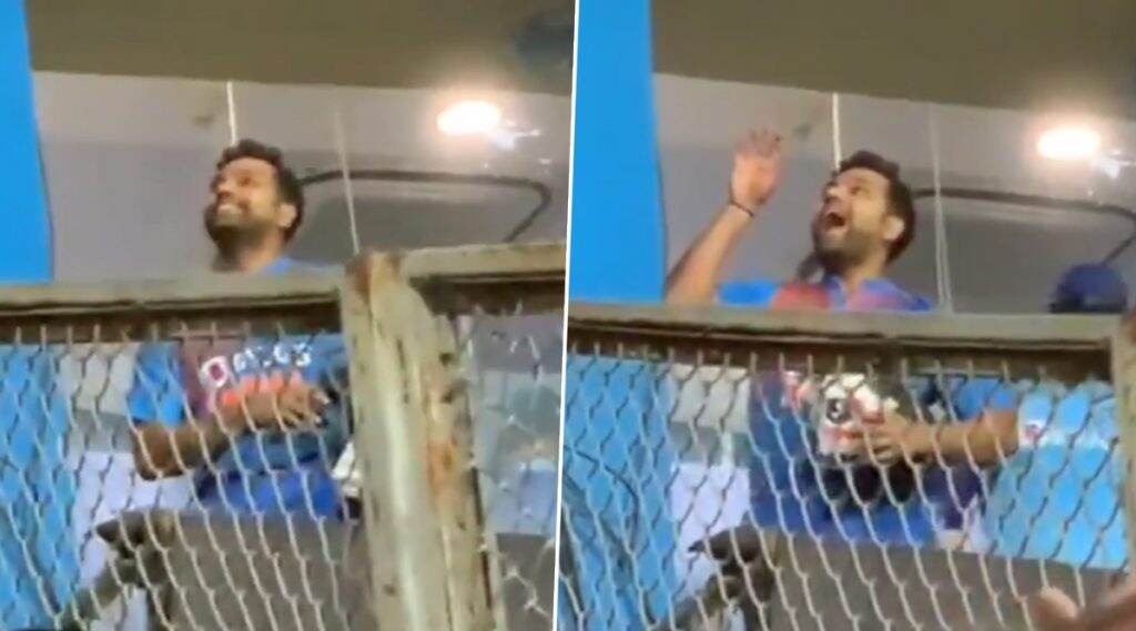 IND vs WI: ड्रेसिंग रूममधून रोहित शर्मा याची मुलगी समायरासोबत मस्ती, व्हिडिओ सोशल मीडियात व्हायरल, पाहा IND vs WI: ड्रेसिंग रूममधून रोहित शर्मा याची मुलगी समायरासोबत मस्ती, व्हिडिओ सोशल मीडियात व्हायरल, पाहा