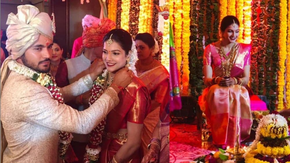 Manish Pandey-Ashrita Shetty Wedding: क्रिकेटर मनीष पांडे अडकला विवाहबंधनात, अभिनेत्री आश्रिता शेट्टीसोबत घेतले 'सात फेरे' (Photo) Manish Pandey-Ashrita Shetty Wedding: क्रिकेटर मनीष पांडे अडकला विवाहबंधनात, अभिनेत्री आश्रिता शेट्टीसोबत घेतले 'सात फेरे' (Photo)