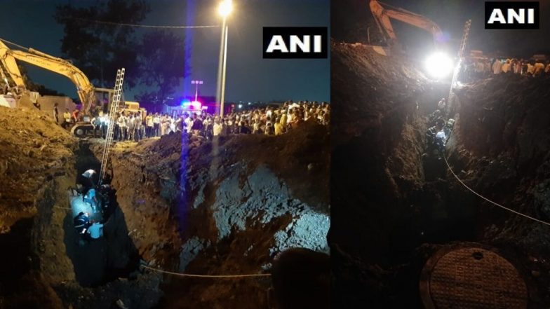दापोडी: ड्रेनेजचे काम चालू असताना, मातीच्या ढिगाऱ्याखाली गाडल्या गेलेल्या 5 पैकी दोघांचा मृत्यू