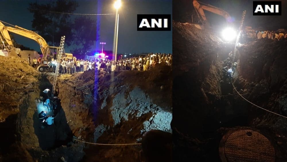 दापोडी: ड्रेनेजचे काम चालू असताना, मातीच्या ढिगाऱ्याखाली गाडल्या गेलेल्या 5 पैकी दोघांचा मृत्यू दापोडी: ड्रेनेजचे काम चालू असताना, मातीच्या ढिगाऱ्याखाली गाडल्या गेलेल्या 5 पैकी दोघांचा मृत्यू