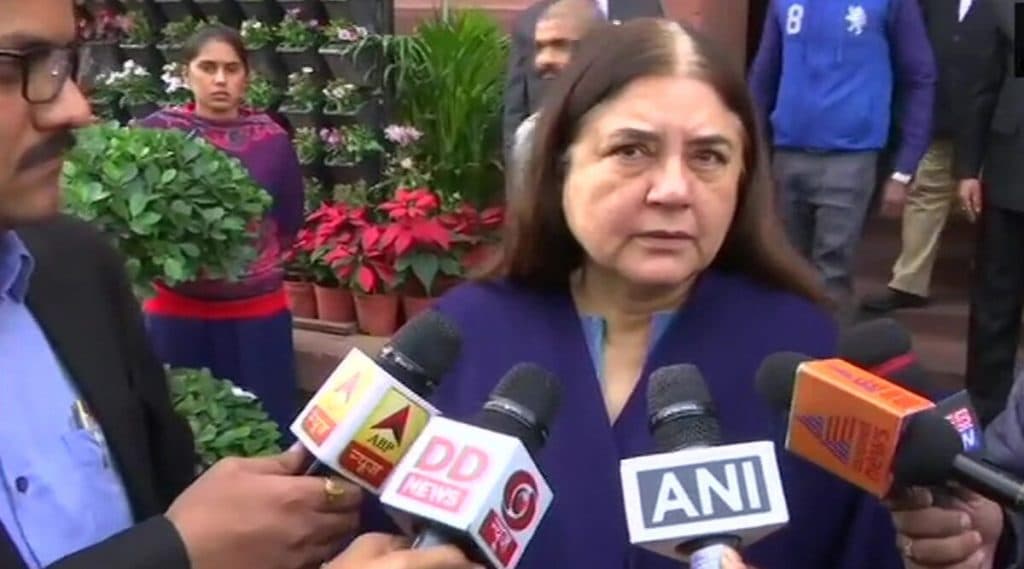 Hyderabad Rape and Murder Case: आरोपींच्या एन्काउंटरबाबत भाजप खासदार मेनका गांधी यांनी व्यक्त केले मत Hyderabad Rape and Murder Case: आरोपींच्या एन्काउंटरबाबत भाजप खासदार मेनका गांधी यांनी व्यक्त केले मत