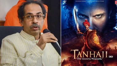 मुख्यमंत्री उद्धव ठाकरे आज अजय देवगणसोबत पाहणार 'तान्हाजी' चित्रपट; मुंबईत प्लाझा मध्ये विशेष शो चे आयोजन