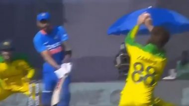 Video: टीम इंडियाविरुद्ध पहिल्या वनडेमध्ये अ‍ॅडम झांपा याने आपल्याच चेंडूवर पकडला विराट कोहली याचा अफलातून कॅच