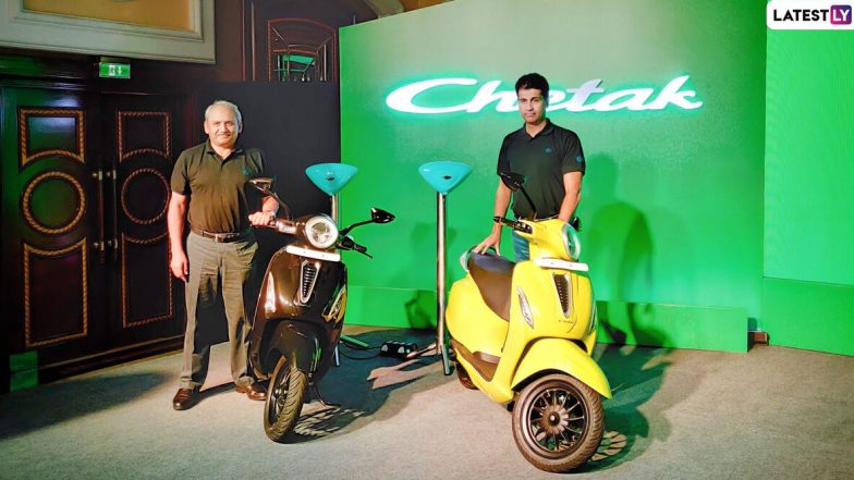 Bajaj Chetak Electric स्कूटर लॉन्च, किंमत 1 लाखापासून सुरु