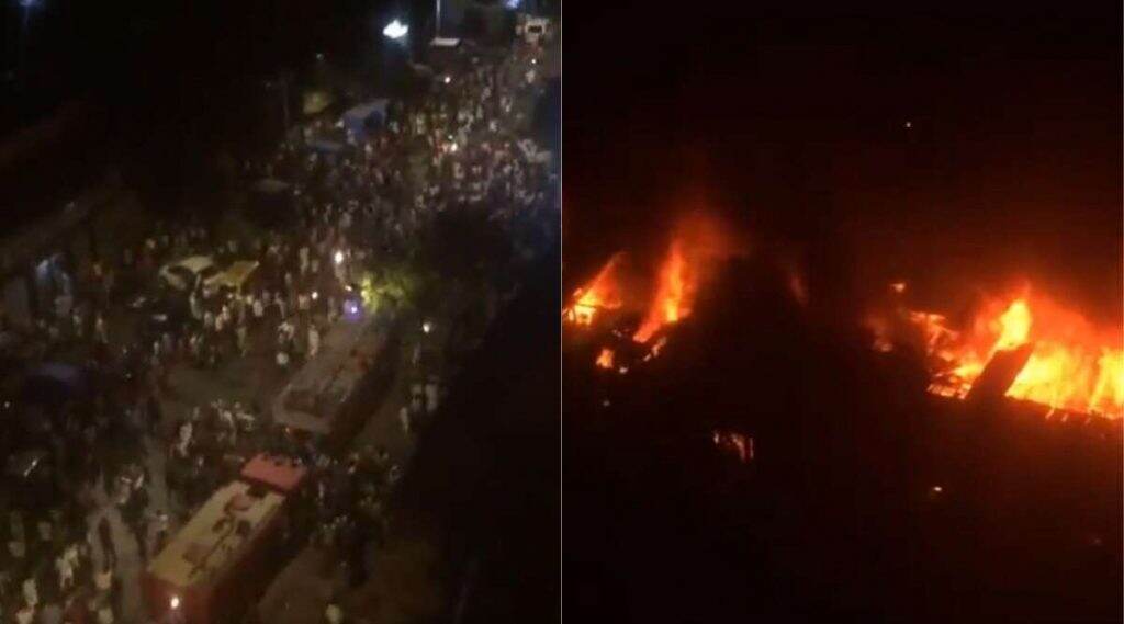 Mumbai Fire: कुर्ला-पश्चिम येथील मेहता इमारतीला भीषण आग; अग्निशमनदलाच्या 4 गाड्या घटनास्थळी दाखल Mumbai Fire: कुर्ला-पश्चिम येथील मेहता इमारतीला भीषण आग; अग्निशमनदलाच्या 4 गाड्या घटनास्थळी दाखल