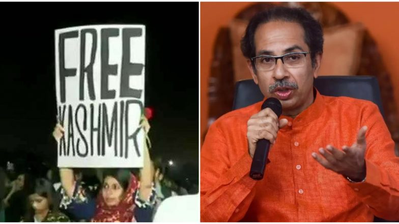 Free Kashmir Controversy:विरोधी पक्षाला समुपदेशनाची गरज; मुंबईत 'फ्री कश्मीर' पोस्टर झळकावणाऱ्या मेहक प्रभू हिचे 'सामना'तून समर्थन