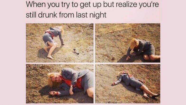 National Hangover Day 2020 Funny Memes: рдирд╡реАрди рд╡рд░реНрд╖рд╛рдЪреНрдпрд╛ рдкрд╛рд░реНрдЯреАрдирдВрддрд░ рддреБрдордЪреАрд╣реА рдЕрд╢реАрдЪ рдЕрд╡рд╕реНрдерд╛ рдЭрд╛рд▓реА рдЖрд╣реЗ? рд╣рдБрдЧрдУрд╡реНрд╣рд░ рдЙрддрд░рддрд╛рдирд╛ рдордиреЛрд░рдВрдЬрди рдХрд░рддреАрд▓ рд╣реЗ рдореАрдореНрд╕ рдЖрдгрд┐ рдлреЛрдЯреЛрдЬ