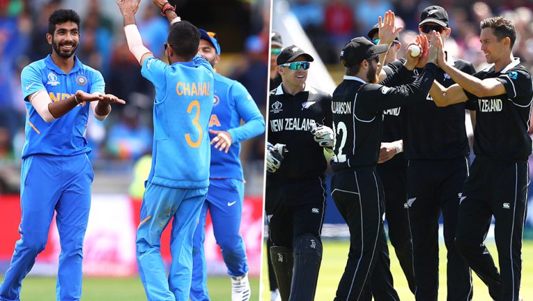 India VS New Zealand: भारत विरुध्द न्यूझिलंड सामन्यावर पावसाचं सावट, सातव्या षटकाच्या चौथ्या चेंडूवर सामना थांबवला