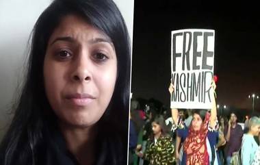 मुंबई: 'Free Kashmir' चे पोस्टर झळकवणाऱ्या तरुणीच्या विरोधात FIR दाखल