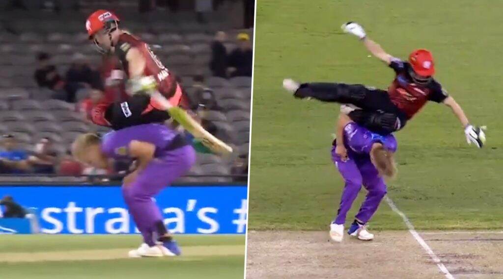 BBL 2019-20: सॅम हार्पर आणि नेथन एलिस मध्ये बिग बॅश लीग सामन्यादरम्यान मैदानात झाली धोकादायक टक्कर, पाहा हा नाट्यमय Video BBL 2019-20: सॅम हार्पर आणि नेथन एलिस मध्ये बिग बॅश लीग सामन्यादरम्यान मैदानात झाली धोकादायक टक्कर, पाहा हा नाट्यमय Video