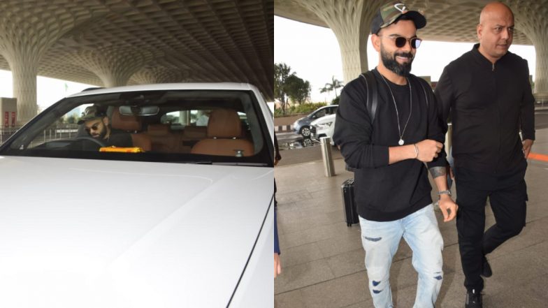 Photos: विराट कोहली नवीन Audi कार ड्राइव करून पोहचला मुंबई एयरपोर्टवर, पहा फोटो