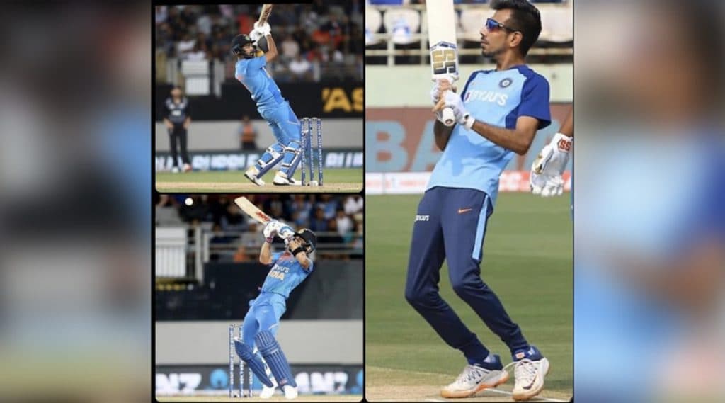 Keep it Up Youngsters: तिन फोटो-एक पोझ; यजुवेंद्र चहल, विराट कोहली आणि केएल राहुल Keep it Up Youngsters: तिन फोटो-एक पोझ; यजुवेंद्र चहल, विराट कोहली आणि केएल राहुल
