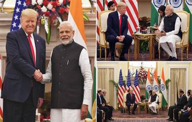 Trump India Visit: भारत - अमेरिका यांच्यामध्ये झाले 3 अब्ज डॉलर्सचे डिफेंस डील;  लवकरच मिळणार अत्याधुनिक अमेरिकन बनावटीची शस्त्र