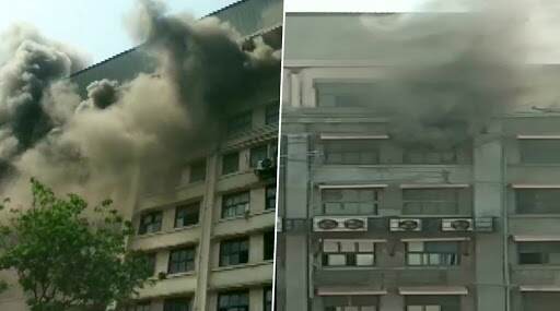 Mumbai Fire: माझगाव येथील GST भवन मध्ये भीषण आग; अग्निशमन दलाच्या 20 गाड्या घटनास्थळी दाखल Mumbai Fire: माझगाव येथील GST भवन मध्ये भीषण आग; अग्निशमन दलाच्या 20 गाड्या घटनास्थळी दाखल