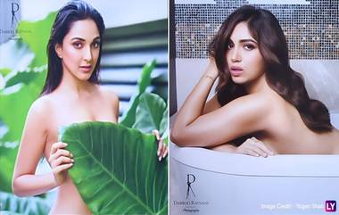 Dabboo Ratnani Calendar 2020 मध्ये कियारा आडवाणी, भूमी पेडणेकर यांचा Topless आणि Nude अवतार; पहा Bold Photos