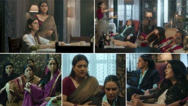 Devi Trailer: काजोल, नीना कुलकर्णी, मुक्ता बर्वे, सह 9 अभिनेत्रींच्या 'देवी' सिनेमाचा ट्रेलर प्रदर्शित; एका घरात अडकून पडलेल्या नऊ महिलांची कथा मांडणारा अनोखा प्रयत्न (Watch Video)