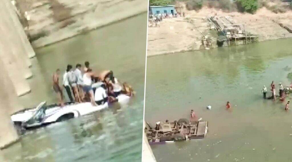 Rajasthan: राजस्थानमध्ये व-हाडाची बस नदीत कोसळली; 25 जणांचा मृत्यू, मदतकार्य सुरु Rajasthan: राजस्थानमध्ये व-हाडाची बस नदीत कोसळली; 25 जणांचा मृत्यू, मदतकार्य सुरु