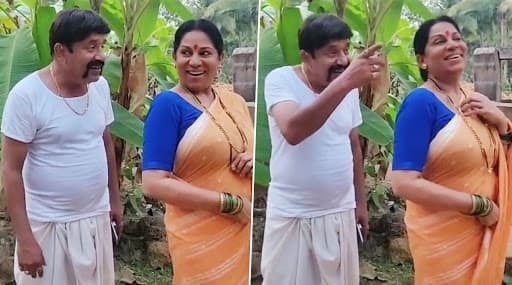 रात्रीस खेळ चाले 2: निसर्ग राजाच्या तालावर अण्णा आणि माईचा मराठमोळा रोमान्स; नक्की पहा 'हा' व्हिडीओ रात्रीस खेळ चाले 2: निसर्ग राजाच्या तालावर अण्णा आणि माईचा मराठमोळा रोमान्स; नक्की पहा 'हा' व्हिडीओ