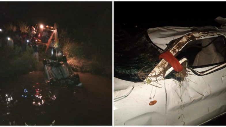 आटपाडी: कार विहीरीत पडून 5 जणांचा मृत्यू 1 जण गंभीर जखमी; झरे-पारेकडवाडी रस्त्यावरील घटना