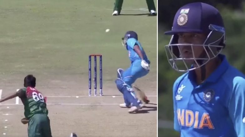 U19 World Cup 2020: दिव्यांश सक्सेना च्या डोक्यावर बांग्लादेशी गोलंदाजाने रागात फेकून मारला बॉल, संतप्त Netizens ने लगावली फटकार
