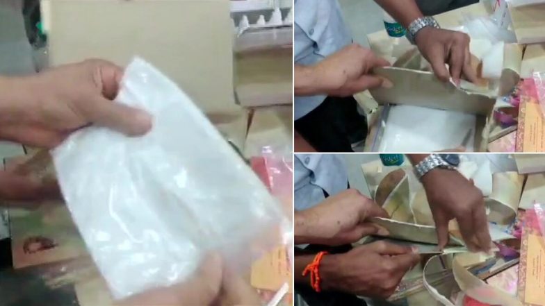 बंगळुरू विमानतळावर 5 कोटी रुपयांचे अमली पदार्थ जप्त; खोट्या लग्नाच्या पत्रिकांमधून केली जात होती तस्करी (Watch Video)