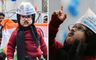 दिल्ली: अरविंद केजरीवाल यांच्या शपथविधी सोहळ्याला बेबी मफलरमॅनला आमंत्रण