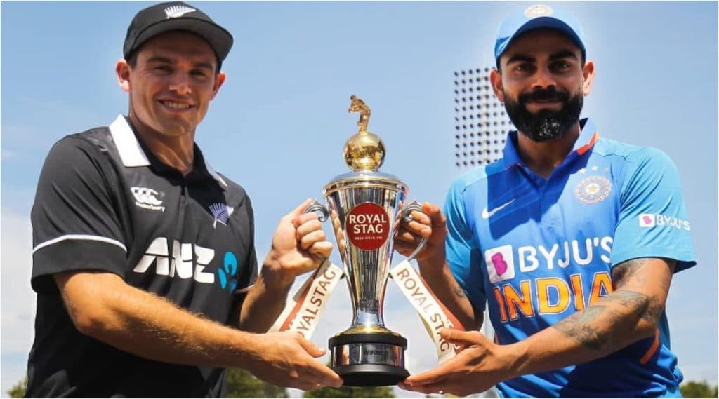 IND vs NZ 1st ODI: न्यूझीलंडचा टॉस जिकून गोलंदाजीचा निर्णय; पृथ्वी शॉ, मयंक अग्रवाल यांचे टीम इंडियाकडून डेब्यू IND vs NZ 1st ODI: न्यूझीलंडचा टॉस जिकून गोलंदाजीचा निर्णय; पृथ्वी शॉ, मयंक अग्रवाल यांचे टीम इंडियाकडून डेब्यू