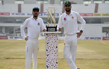 PAK vs BAN 1st Test 2020 Live Streaming: पाकिस्तान विरुद्ध बांग्लादेश टेस्ट लाईव्ह सामना आणि स्कोर पहा Sony ESPN आणि SonyLIV वर