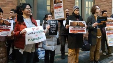 सिंध येथे अल्पवयीन हिंदू मुलीचे बळजबरीने धर्मांतर करुन लग्न, लंडनच्या संयुक्त राष्ट्र कार्यालयाबाहेर भारतीयांकडून आंदोलन