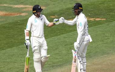 IND vs NZ 2nd Test Day 3: दुसर्‍या डावात लंच पर्यंत न्यूझीलंडची धावसंख्या 46/0, विजयासाठी 86 धावांची गरज