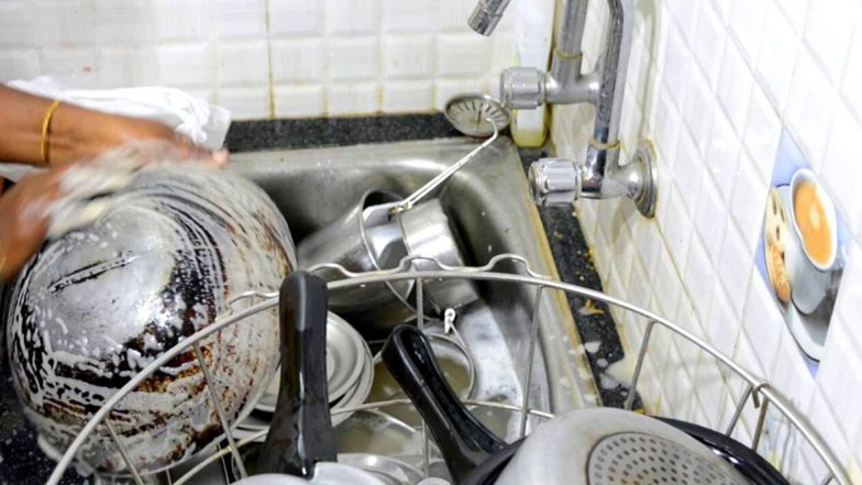 स्वतःच्या लघवीने धूत असे भांडी, घरात काम करणाऱ्या महिलेचा पराक्रम; CCTV कॅमेऱ्यामुळे किळसवाणा प्रकार उघडकीस (Video)