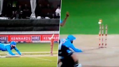 IND vs NZ 1st ODI: विराट कोहली याने डायरेक्ट थ्रो ने हेन्री निकोल्सला केले रन आउट, Video पाहून तुम्हीही म्हणाल Woww