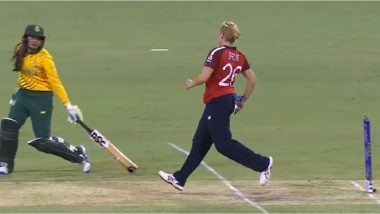 Women's T20 World Cup 2020: इंगलंडच्या कैथरीन ब्रंट ने दक्षिण आफ्रिकी फलंदाजा ला नाही केले 'मंकड' आऊट, खेळाडू वृत्तीचे Netizens कडून कौतुक (Video)