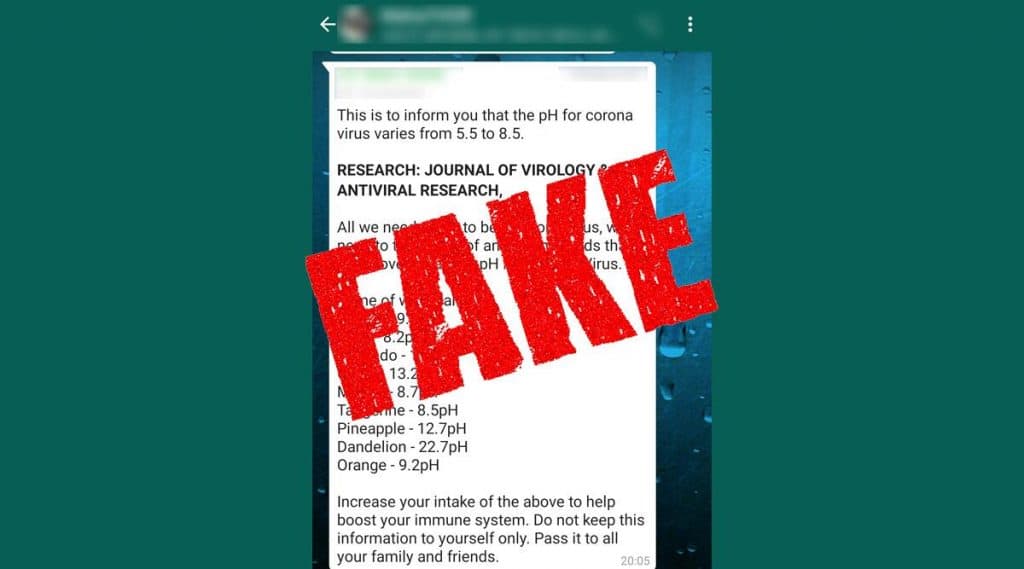 Fact Check: कोरोना व्हायरसची pH Value 5.5-8.5 असल्याने लिंबू, आंबा, संत्री खाऊन होणार उपचार? Corona वर मात केलेल्या रुग्णाचा दाखला देत व्हायरल होणार्या मॅसेज मागील सत्य जाणुन घ्या Fact Check: कोरोना व्हायरसची pH Value 5.5-8.5 असल्याने लिंबू, आंबा, संत्री खाऊन होणार उपचार? Corona वर मात केलेल्या रुग्णाचा दाखला देत व्हायरल होणार्या मॅसेज मागील सत्य जाणुन घ्या