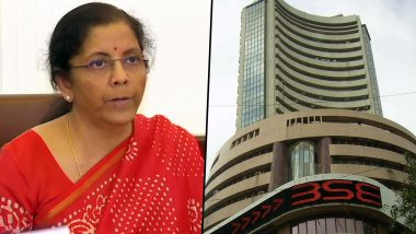FM निर्मला सीतारमण यांच्या आर्थिक क्षेत्रातील घोषणांचं मुंबई शेअर बाजाराकडून  स्वागत; सेन्सेक्स, निफ्टी तेजीत