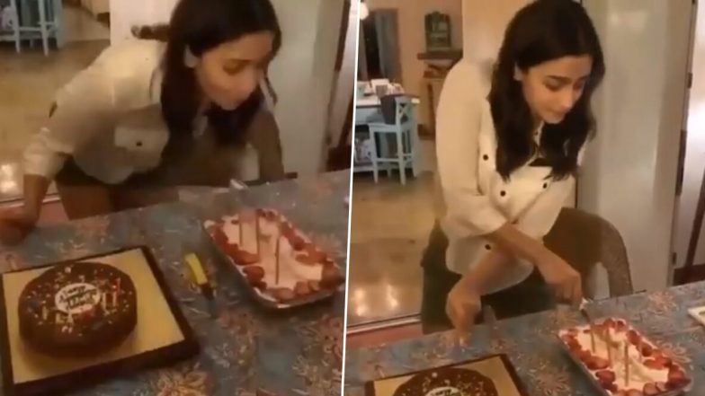 आलिया भट्ट हिचे फ्रेंड्ससोबत बर्थडे सेलिब्रेशन (Watch Video)
