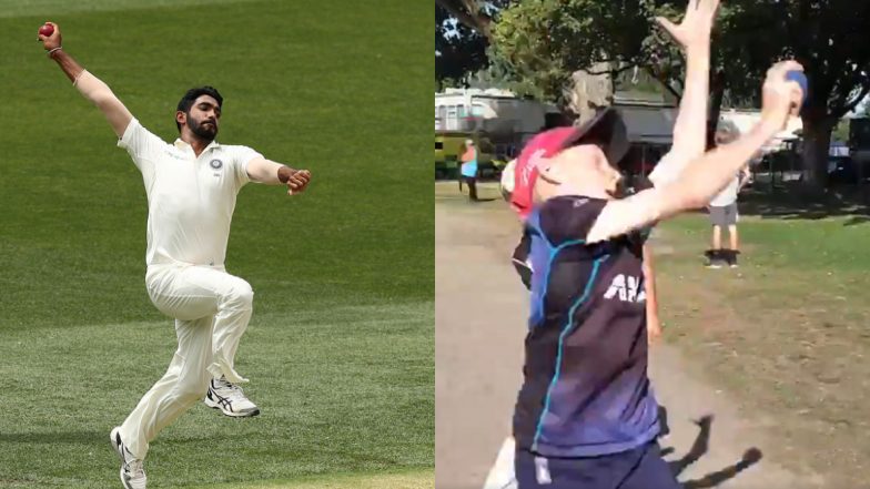 IND vs NZ: हेगले ओव्हल मैदानाबाहेर लहान मुलाने केली जसप्रीत बुमराहच्या गोलंदाजीची नक्कल, BCCI ने शेअर केला Video