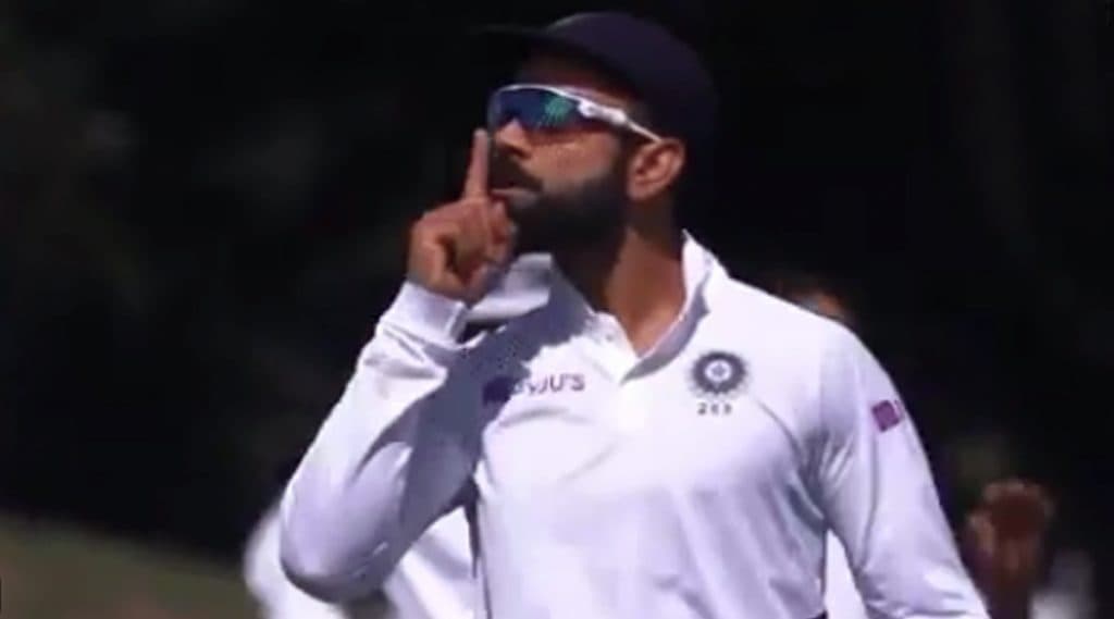 IND vs NZ 2nd Test: क्राइस्टचर्च मॅच दरम्यान आक्रमक झाला विराट कोहली, प्रेक्षकाकडे बघून दिली संतापजनक प्रतिक्रिया (Video) IND vs NZ 2nd Test: क्राइस्टचर्च मॅच दरम्यान आक्रमक झाला विराट कोहली, प्रेक्षकाकडे बघून दिली संतापजनक प्रतिक्रिया (Video)