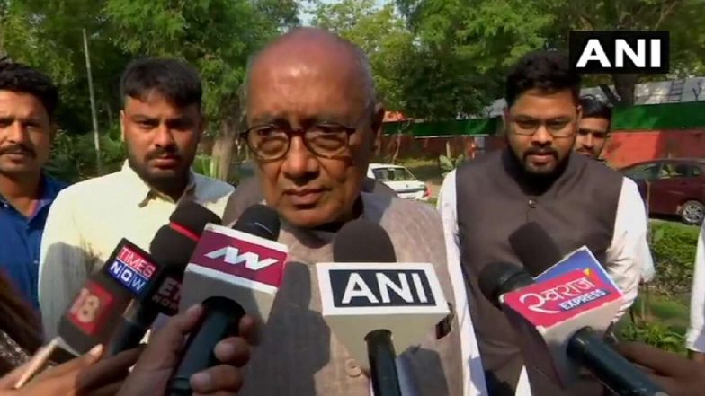 भाजपचे ऑपरेशन लोटस अपयशी; कमलनाथ सरकारला कोणताही धोका नसल्याचे दिग्विजय सिंह यांची माहिती