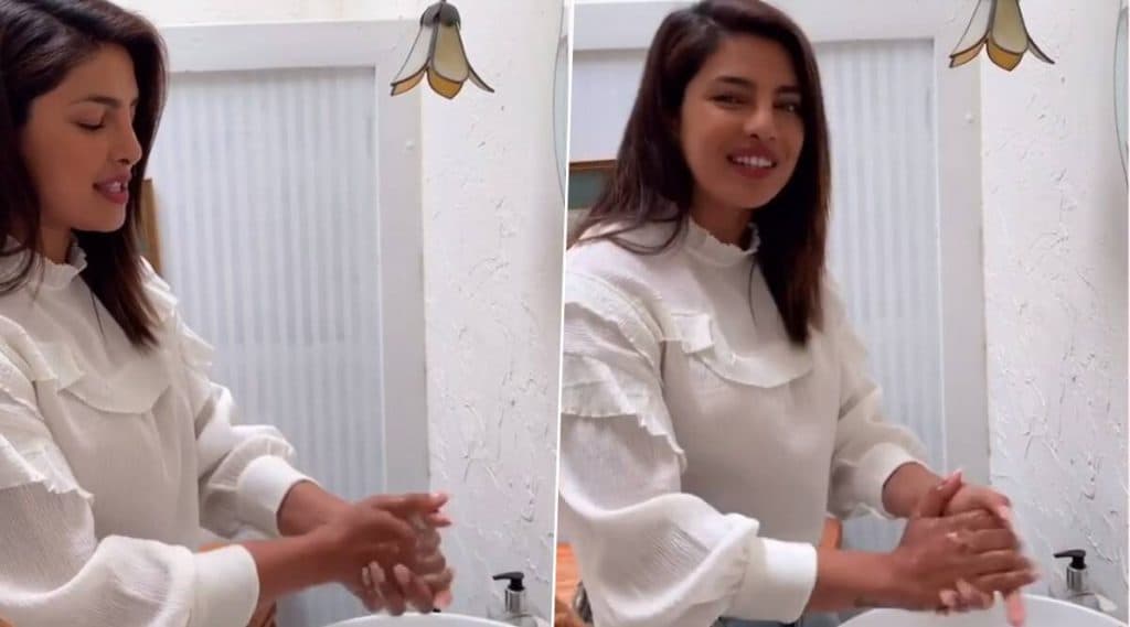 प्रियंका चोप्रा हिने पूर्ण केले Safe Hand Challenge; व्हिडिओ शेअर करत अमिताभ बच्चन, निक जोनस सह परिणीति चोप्रा हिला केले नॉमिनेट प्रियंका चोप्रा हिने पूर्ण केले Safe Hand Challenge; व्हिडिओ शेअर करत अमिताभ बच्चन, निक जोनस सह परिणीति चोप्रा हिला केले नॉमिनेट