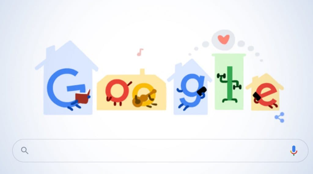 Coronavirus Tips Google Doodle: कोरोना व्हायरस जागतिक आरोग्य संकटाचा मुकाबला करण्यासाठी 'घरी रहा सुरक्षित रहा' आवाहन करणारं खास गूगल डूडल Coronavirus Tips Google Doodle: कोरोना व्हायरस जागतिक आरोग्य संकटाचा मुकाबला करण्यासाठी 'घरी रहा सुरक्षित रहा' आवाहन करणारं खास गूगल डूडल