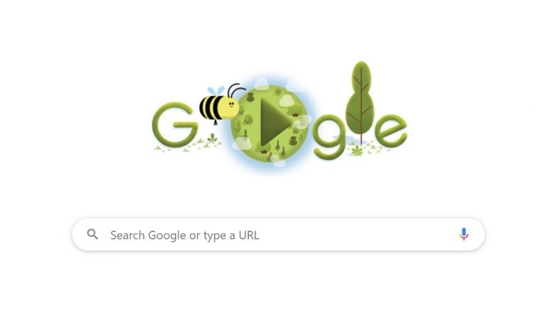 वसुंधरा दिन 2020: पृथ्वी दिनाच्या 50 व्या वर्धापनदिना निमित्त Google ने खास Doodle बनवून मधमाशांसाठी केले समर्पित