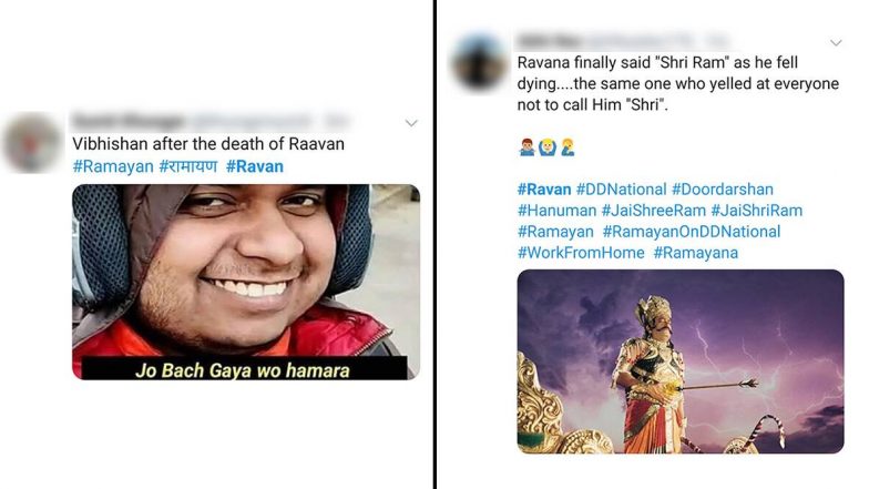 Ravan Vadh Memes: 'रावण वधा'ने रामानंद सागर यांच्या रामायण मालिकेने घेतला निरोप; सोशल मीडियामध्ये मीम्स व्हायरल