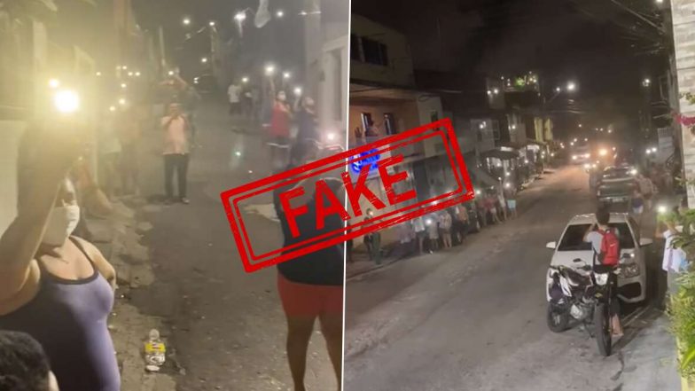 Fact Check: पंतप्रधान नरेंद्र मोदी यांच्या सांगण्यावर ब्राझील मधील रहिवाशांनी सुद्धा लावले दिवे? जाणून घ्या व्हायरल व्हिडीओ मधील सत्यता (Watch Video)
