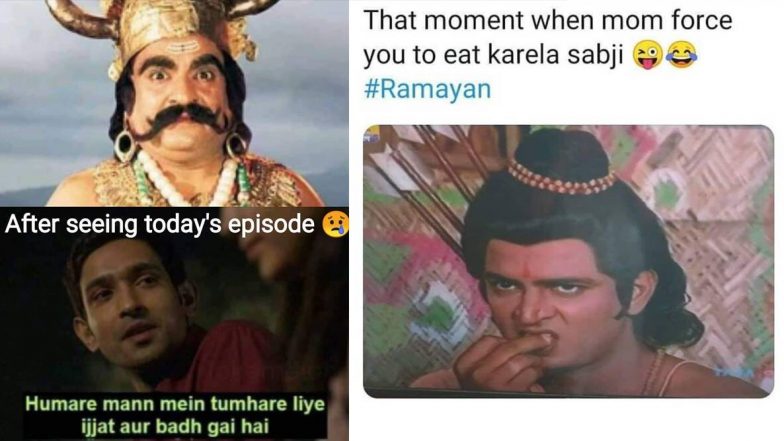 Ramayana Characters Memes: रामानंद सागर यांच्या रामायण मालिकेतील 'कुंभकर्ण', 'लक्ष्मण' पात्रावरील मीम्सचा सोशल मीडियात पाऊस!