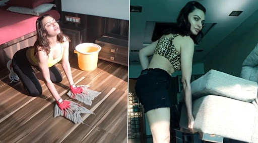 Sherlyn Chopra Hot Video: शर्लिन चोपडा चा घरातील काम करतानाचा 'हा' हॉट अंदाज सोशल मीडियावर चर्चेत; पहा व्हिडीओ