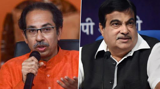 महाराष्ट्राचे मुख्यमंत्री उद्धव ठाकरे यांनी केंद्रीय मंत्री नितीन गडकरी यांचे मानले आभार