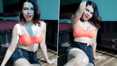 Sherlyn Chopra Sexy Video: शर्लिन चोपड़ा ची वर्कआऊटनंतर शरीराच्या 'त्या' भागावर आलेली चमक पाहून तुमचेही डोळे भिरभिरतील